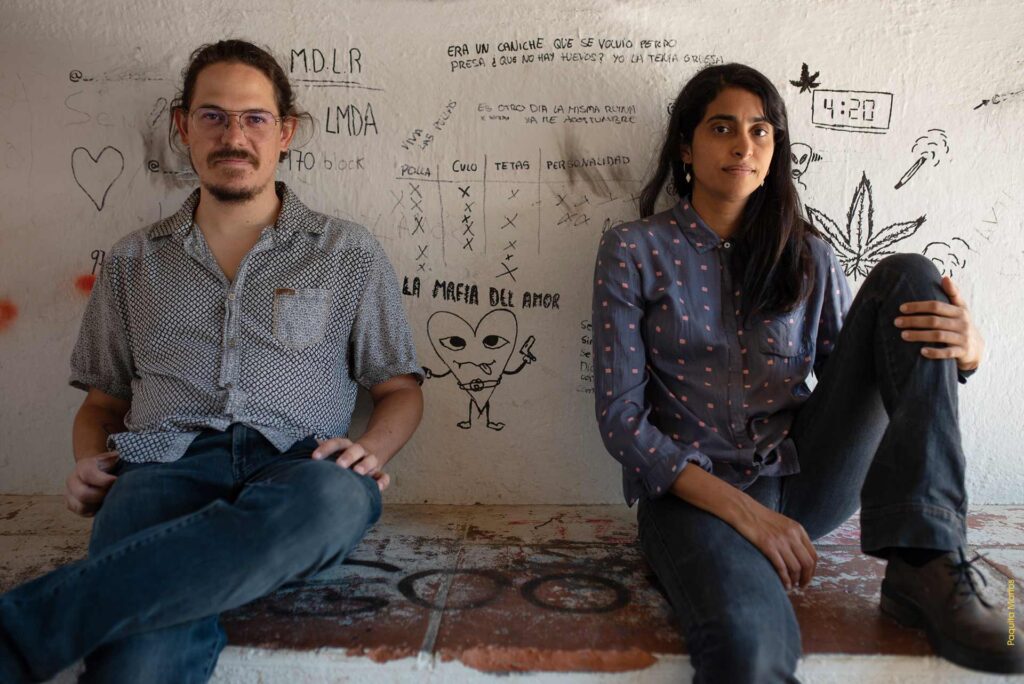 Oriol Estrada and Natalia Cabral film directors